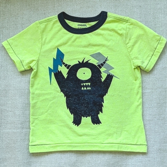 Gymboree Baby Neon Green Monster Tee - Picture 1 of 4